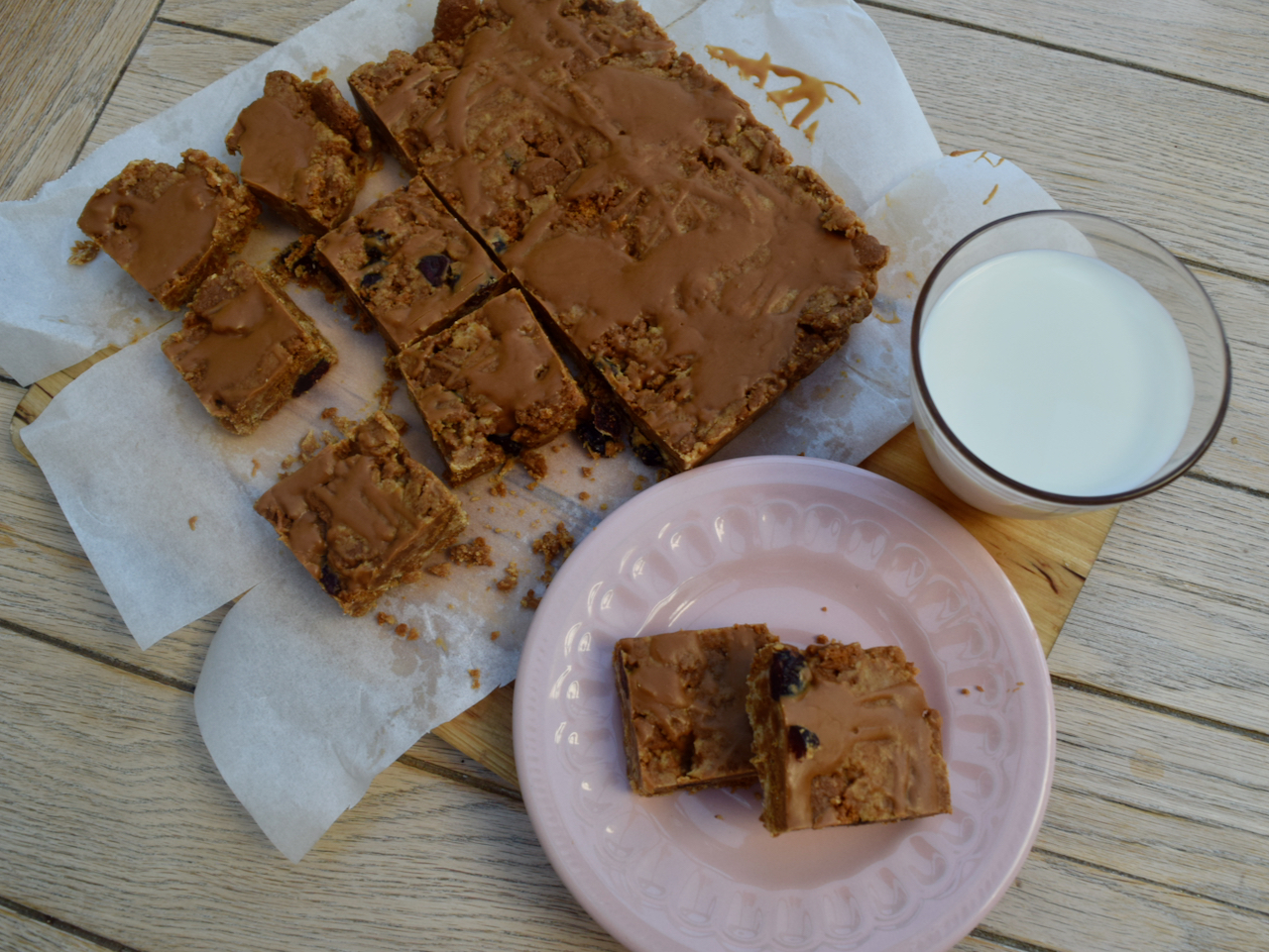 Biscoff Fridge Cake recipe from Lucy Loves Food Blog