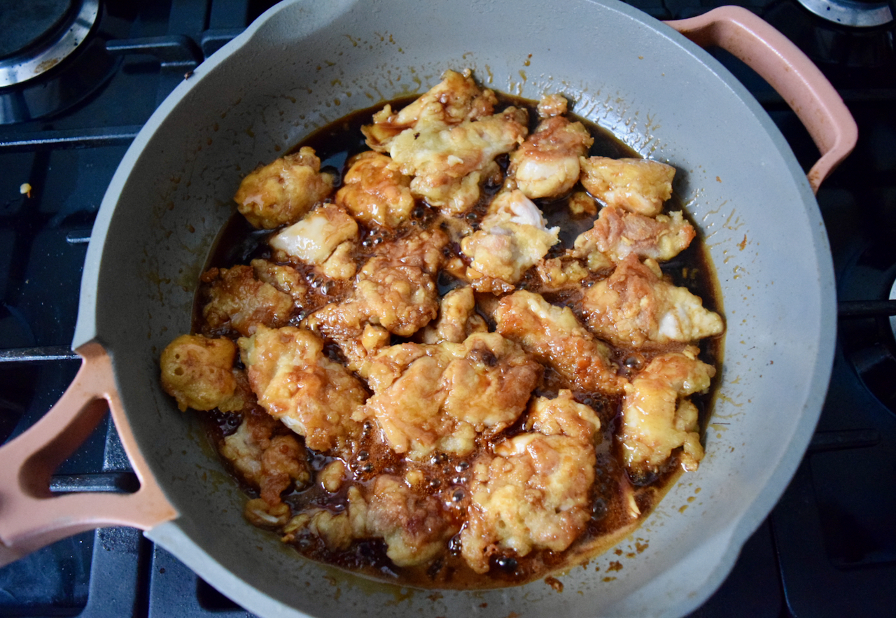 Sticky Marmite Chicken recipe from Lucy Loves Food Blog