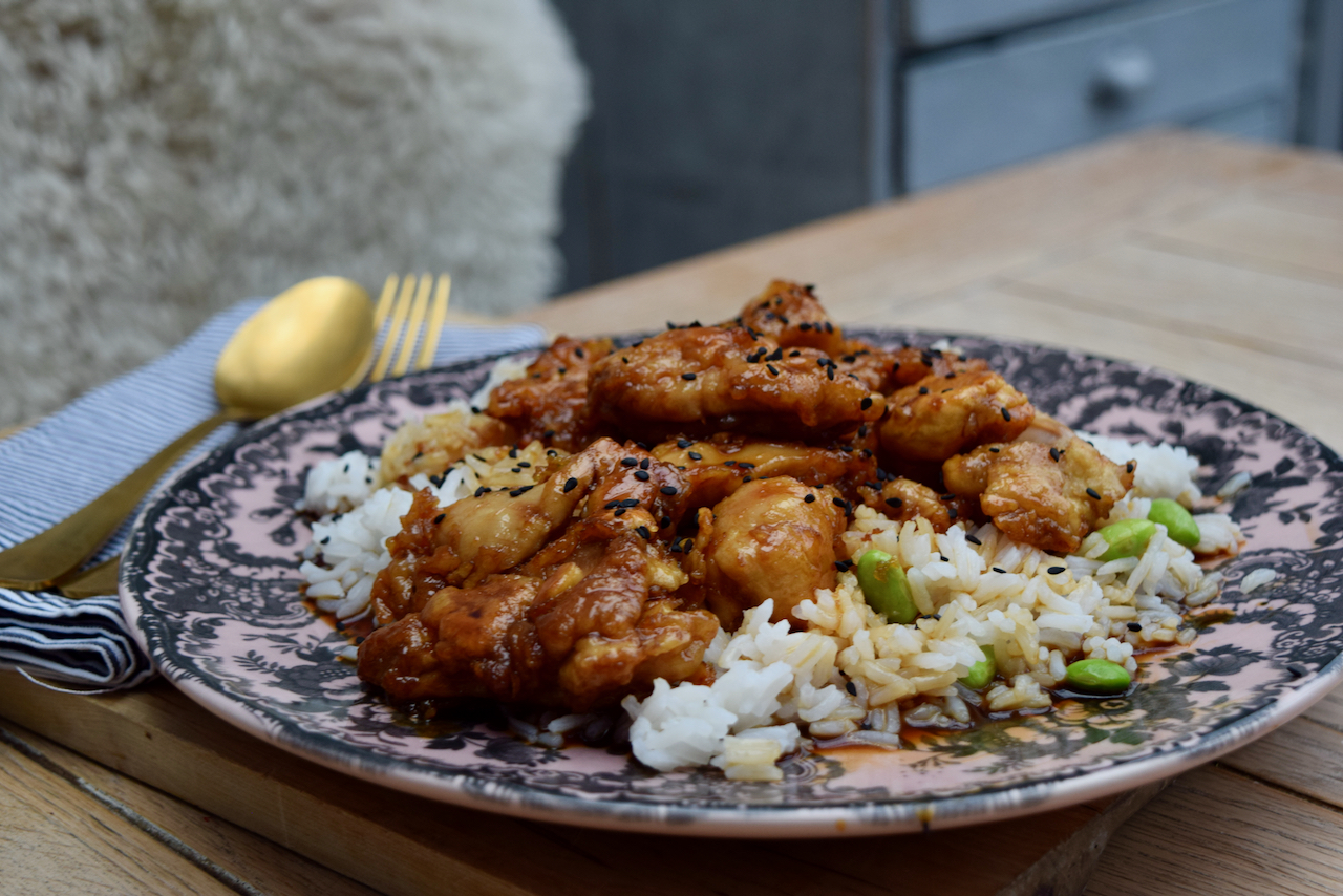 Sticky Marmite Chicken recipe from Lucy Loves Food Blog