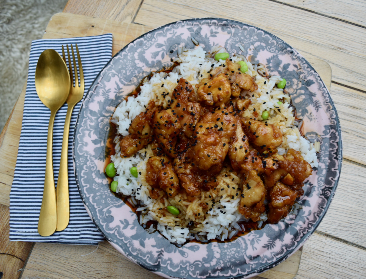Sticky Marmite Chicken recipe from Lucy Loves Food Blog