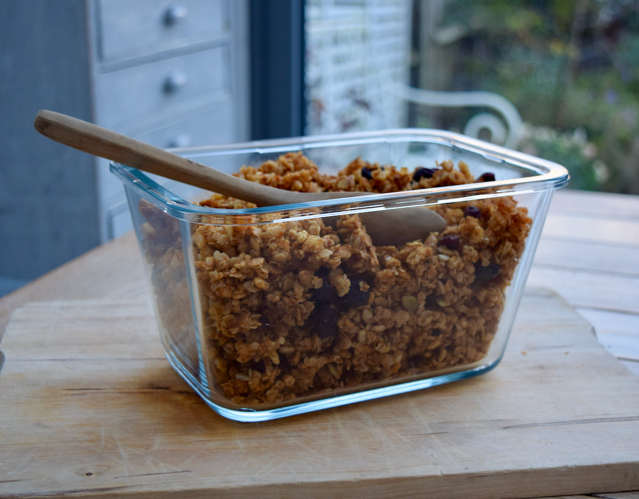 Golden Syrup Granola recipe from Lucy Loves Food Blog