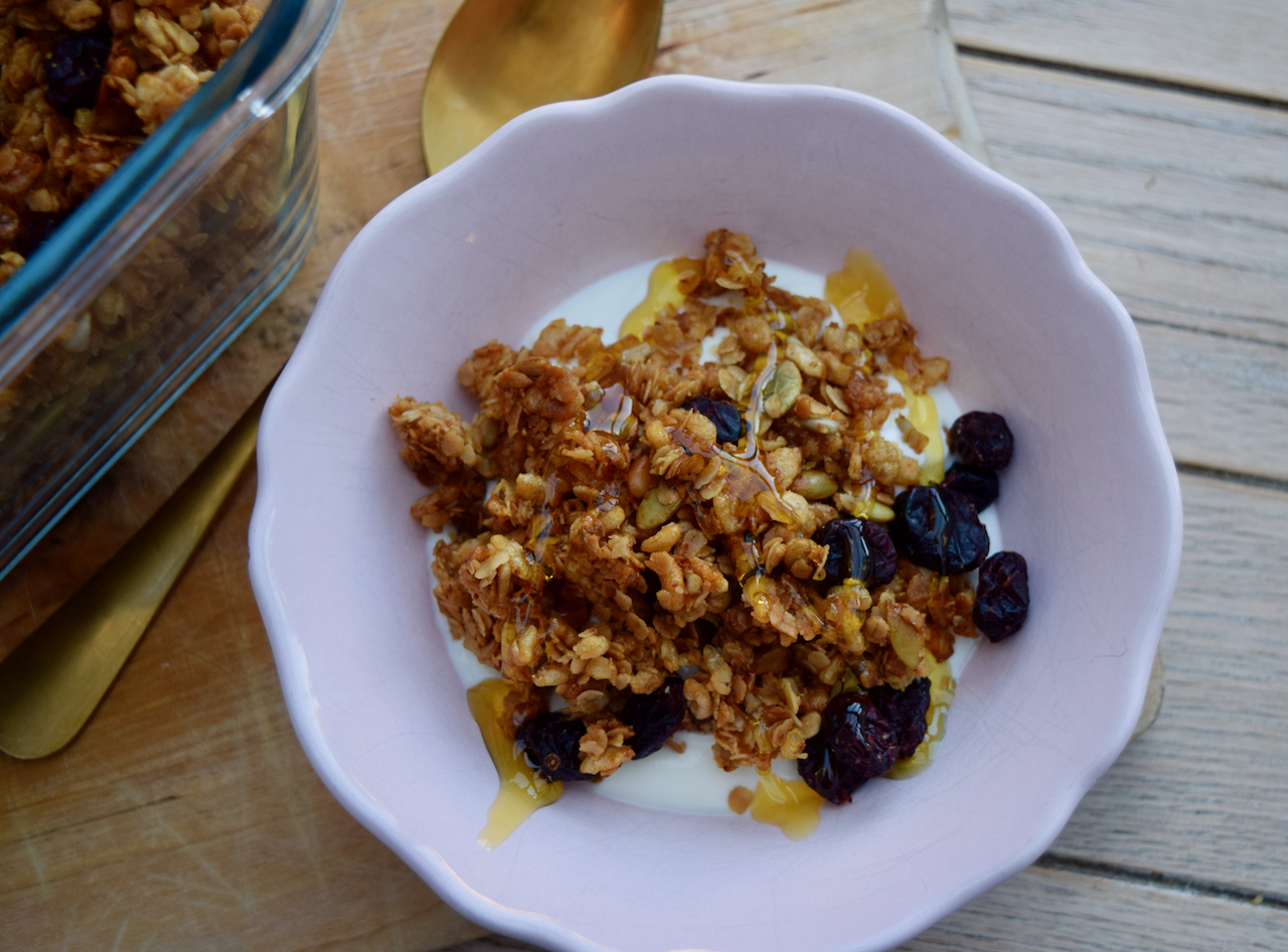 Golden Syrup Granola recipe from Lucy Loves Food Blog