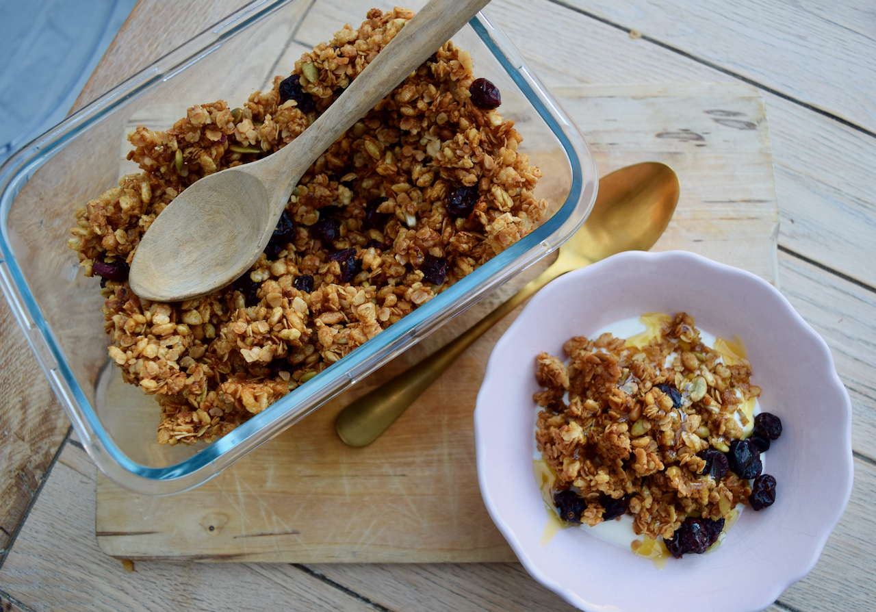 Golden Syrup Granola recipe from Lucy Loves Food Blog