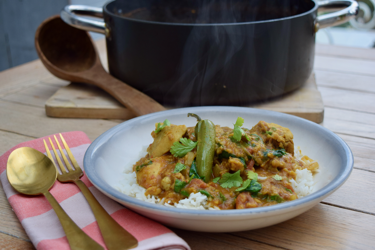 Chicken Dhansak recipe from Lucy Loves Food Blog