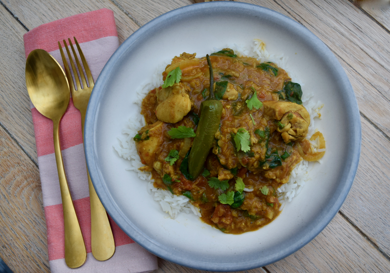 Chicken Dhansak recipe from Lucy Loves Food Blog