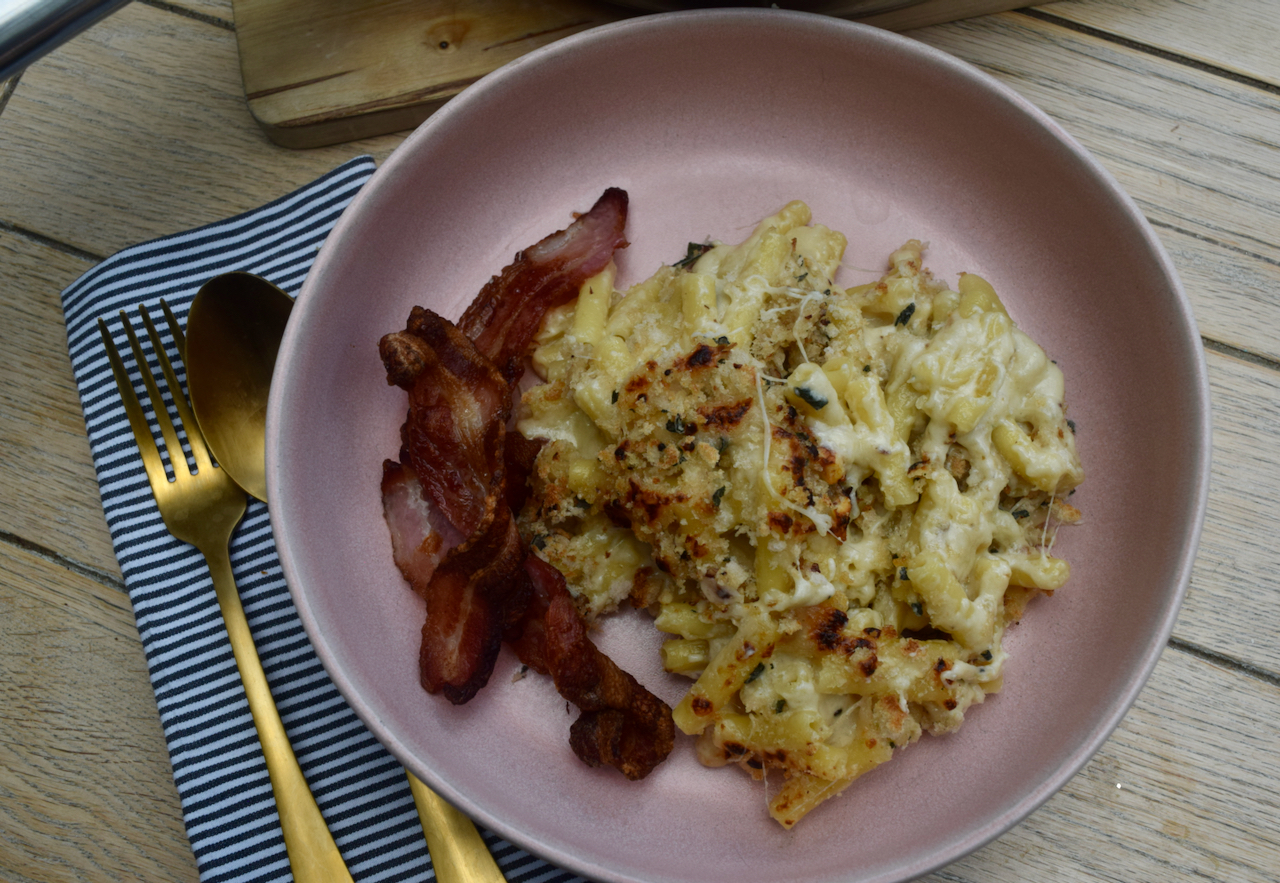 Cheese Board Mac and Cheese recipe from Lucy Loves Food Blog