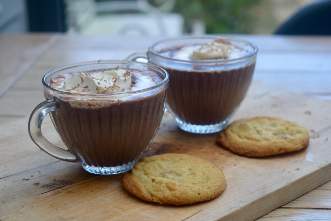 Lavender Hot Chocolate recipe from Lucy Loves Food Blog