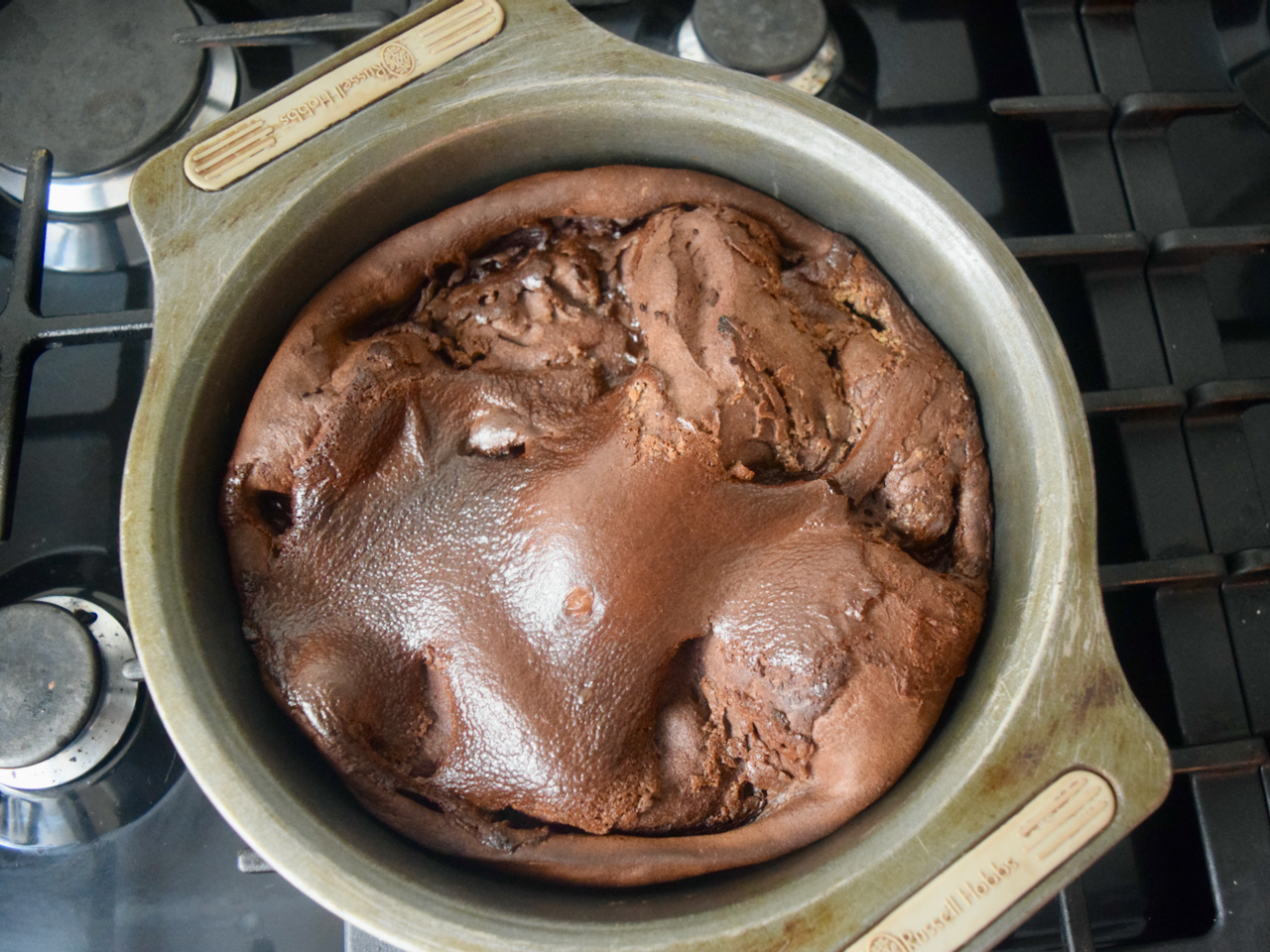 Chocolate Dutch Baby recipe from Lucy Loves Food Blog