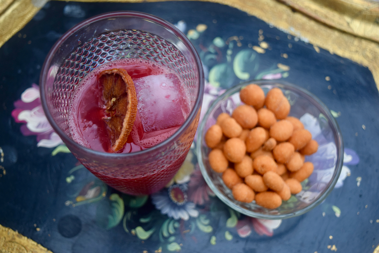 Campari and Blood Orange recipe from Lucy Loves Food Blog