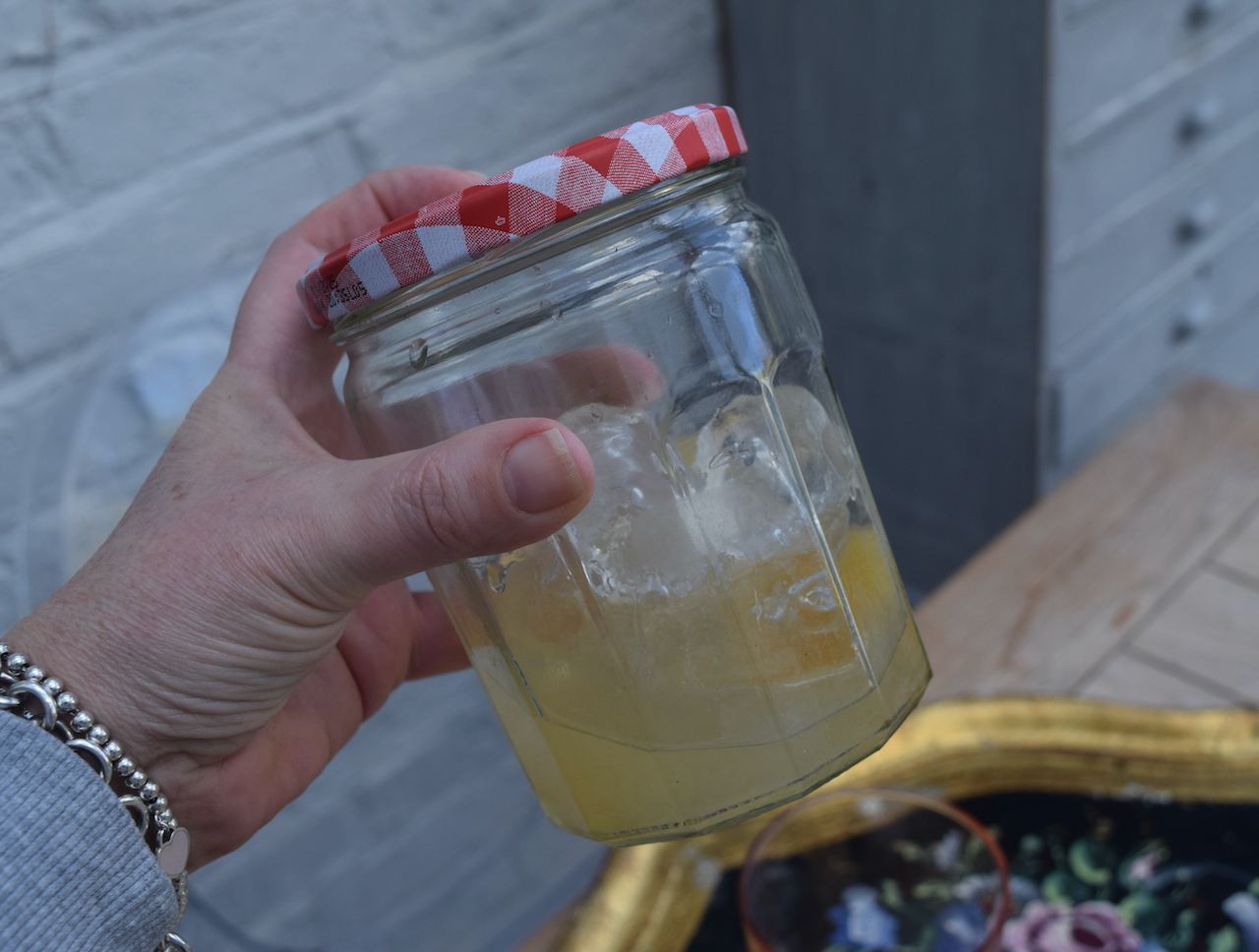 Lemon Curd Gimlet recipe from Lucy Loves Food Blog