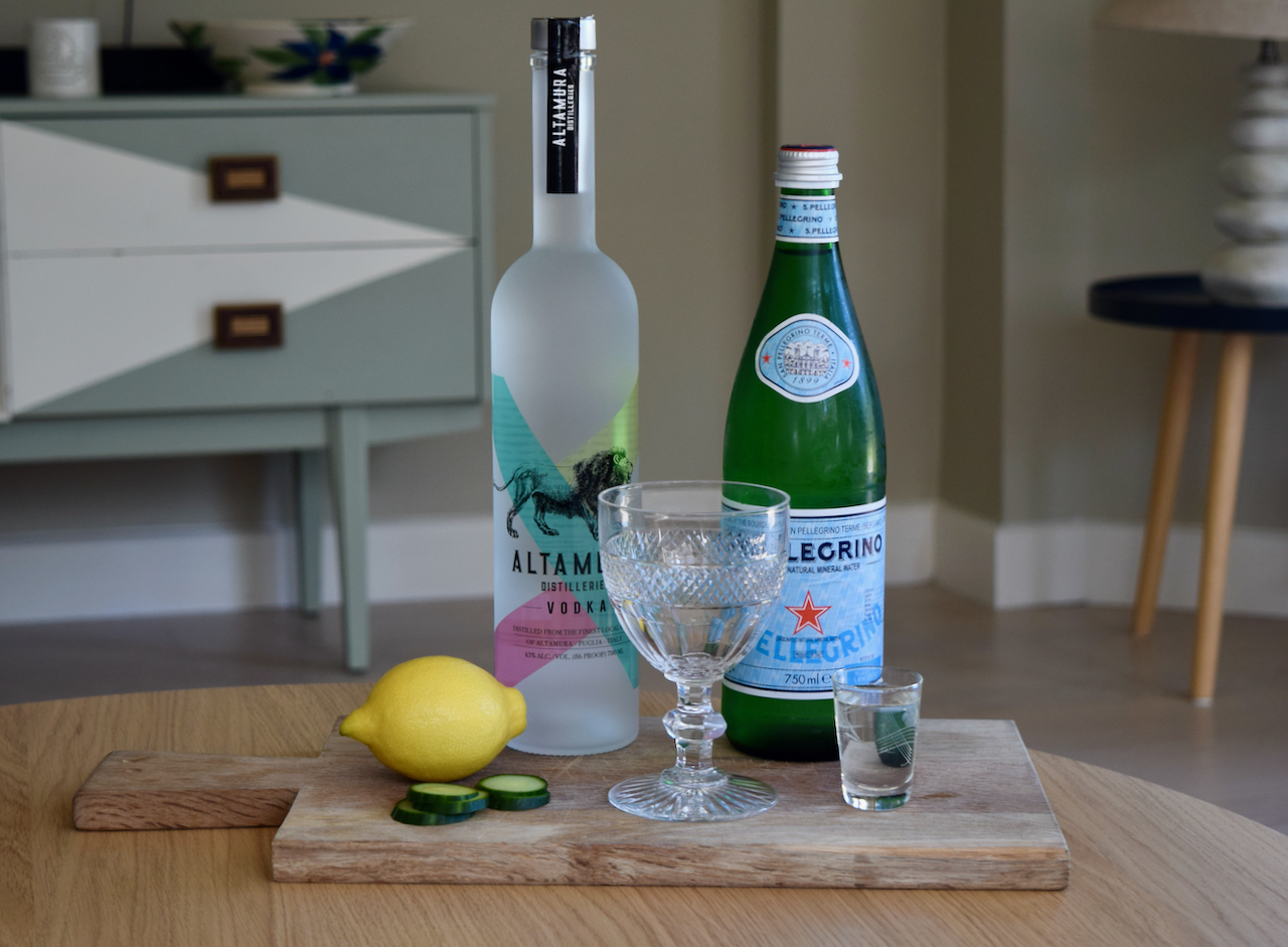 Vodka Cucumber Collins recipe from Lucy Loves Food Blog