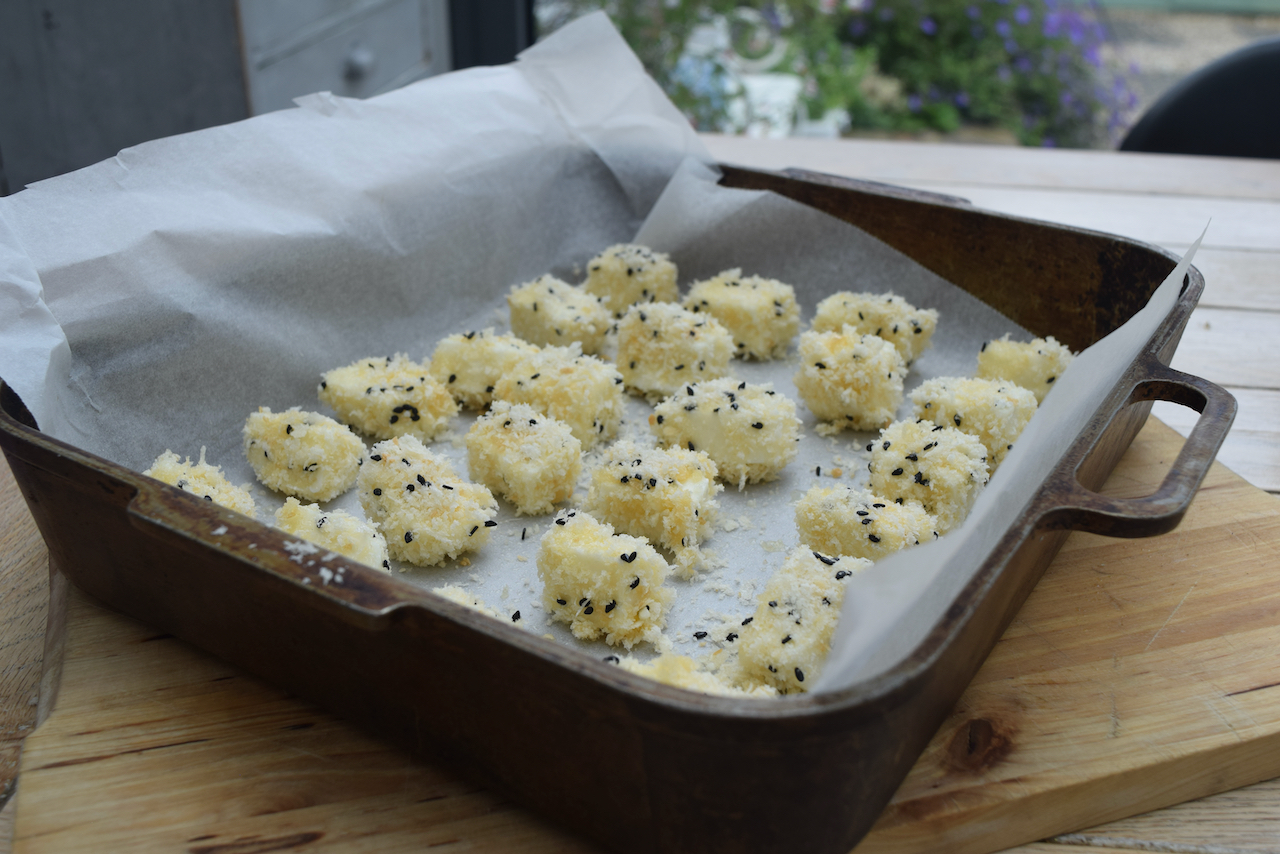 Oven Baked Halloumi with Hot Honey from Lucy Loves Food Blog