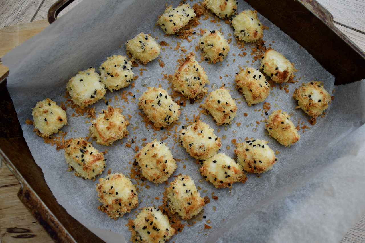 Oven Baked Halloumi with Hot Honey from Lucy Loves Food Blog