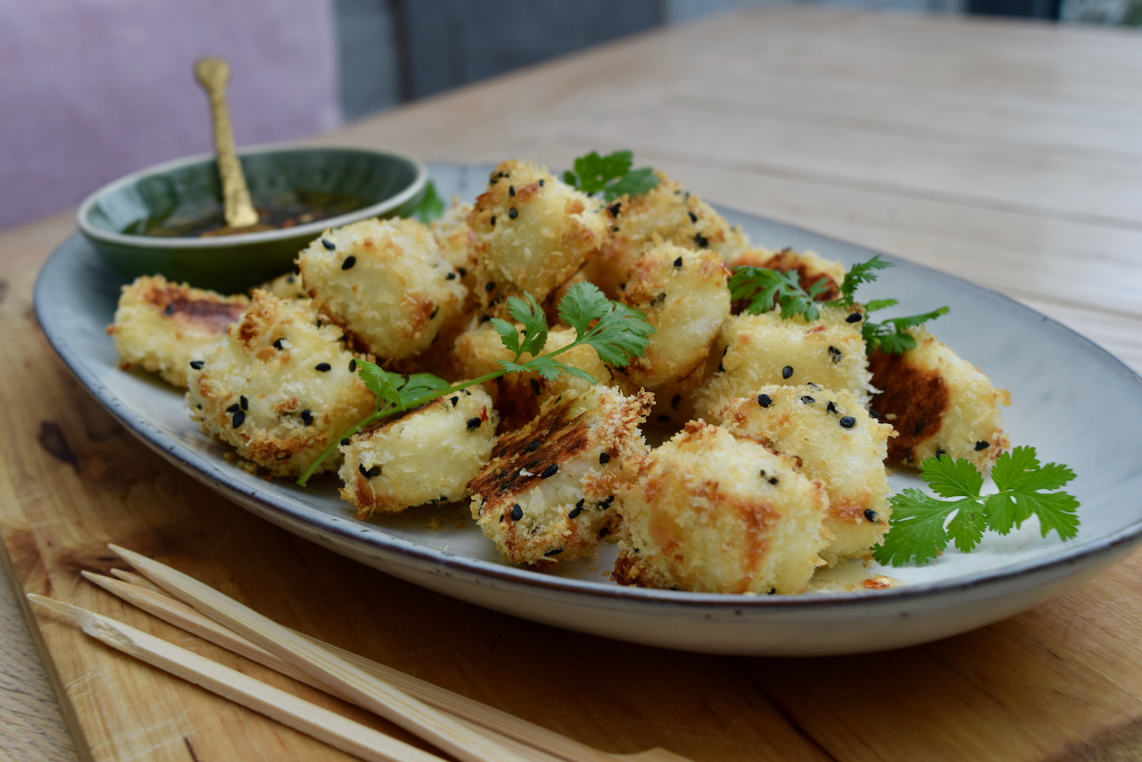 Oven Baked Halloumi with Hot Honey from Lucy Loves Food Blog