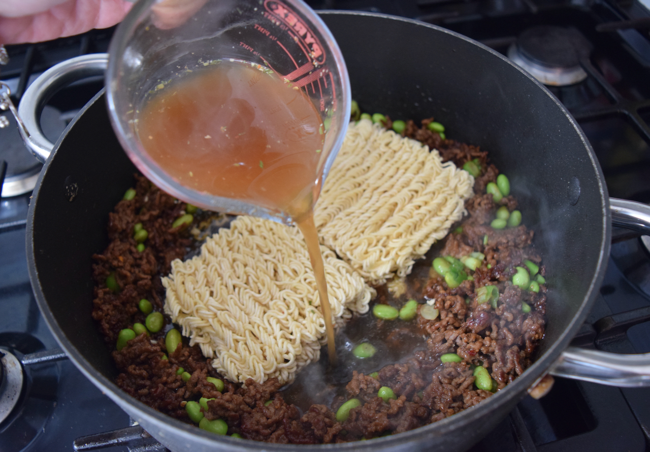 Minced Beef Ramen recipe from Lucy Loves Food Blog