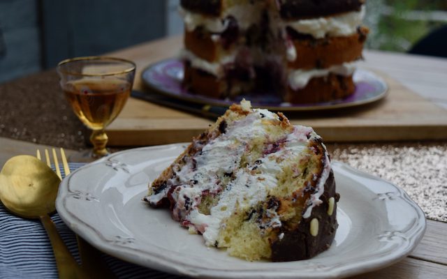 Panettone Amaretto Layer Cake