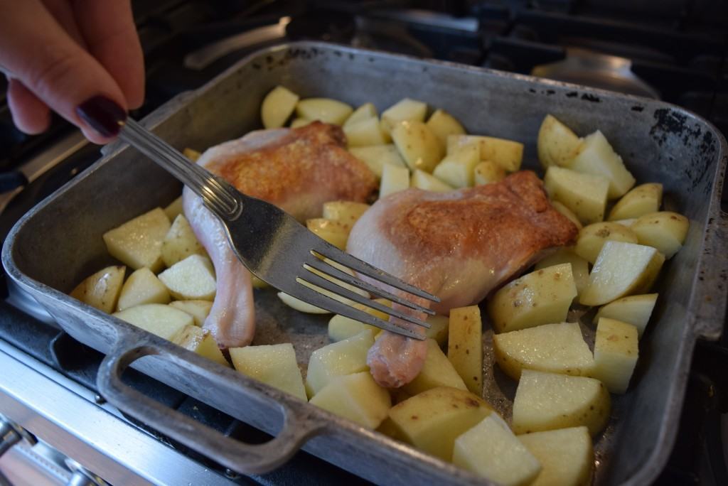 Roasted-duck-potatoes-thyme-lucyloves-foodblog