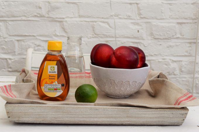 Nectarines-lime-honey-lucyloves-foodblog