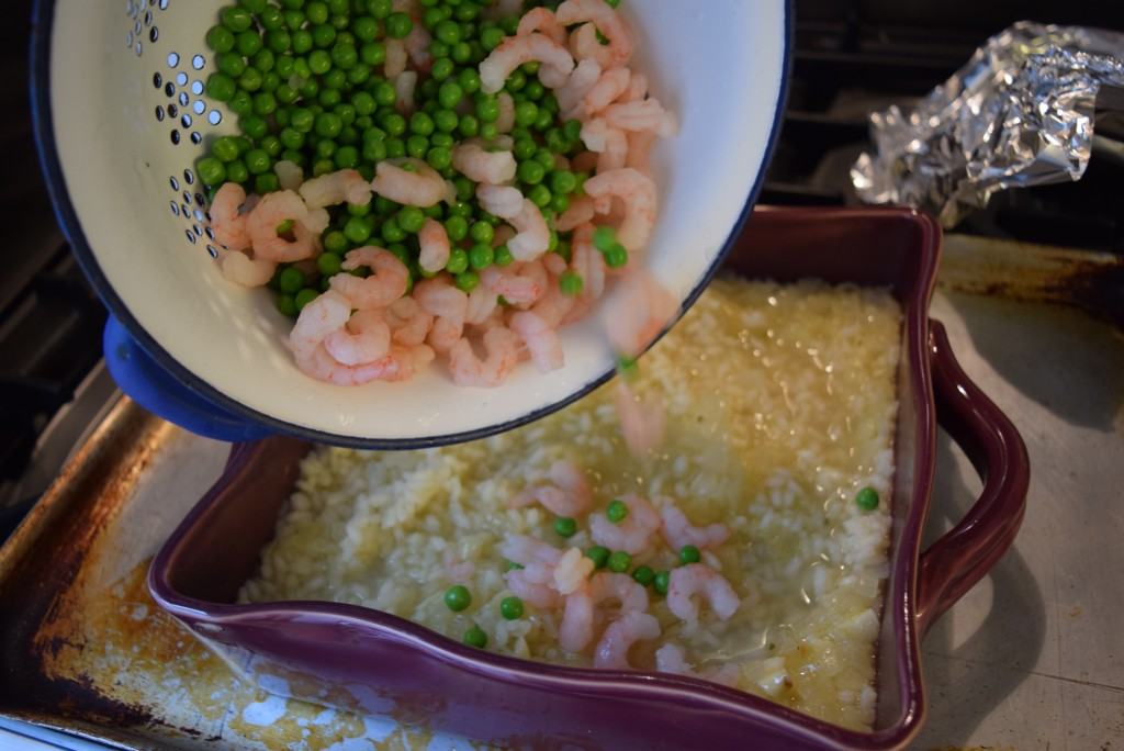 Baked-prawn-pea-mint-risotto-lucyloves-foodblog