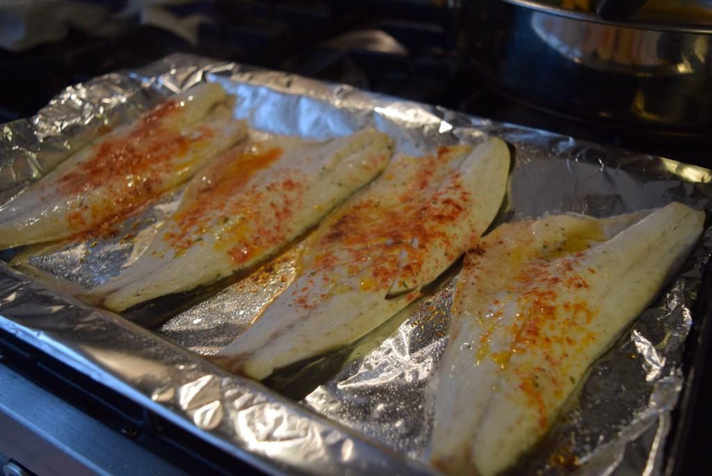 Grilled-fish-spinach-beans-recipe-lucyloves-foodblog