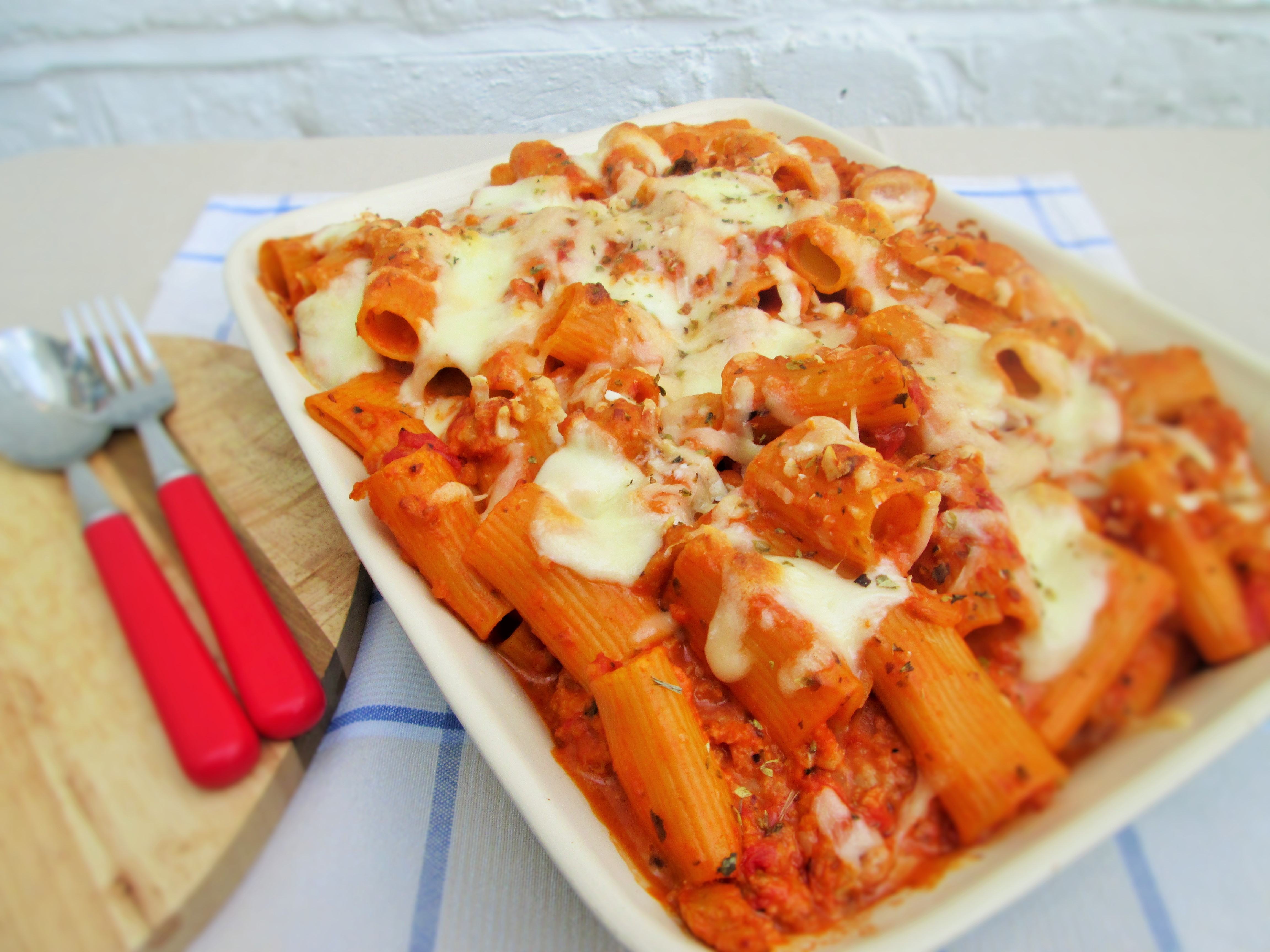 Baked-italian-sausage-pasta-lucyloves-foodblog